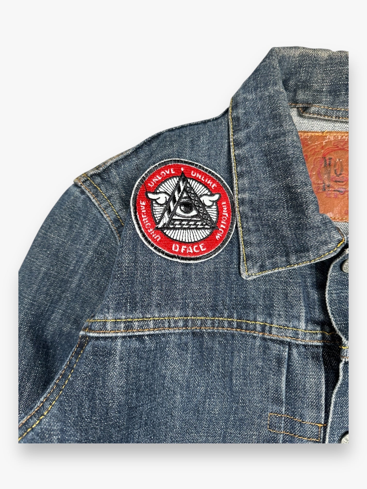 Evisu Denim Jacket D*Face Light Blue