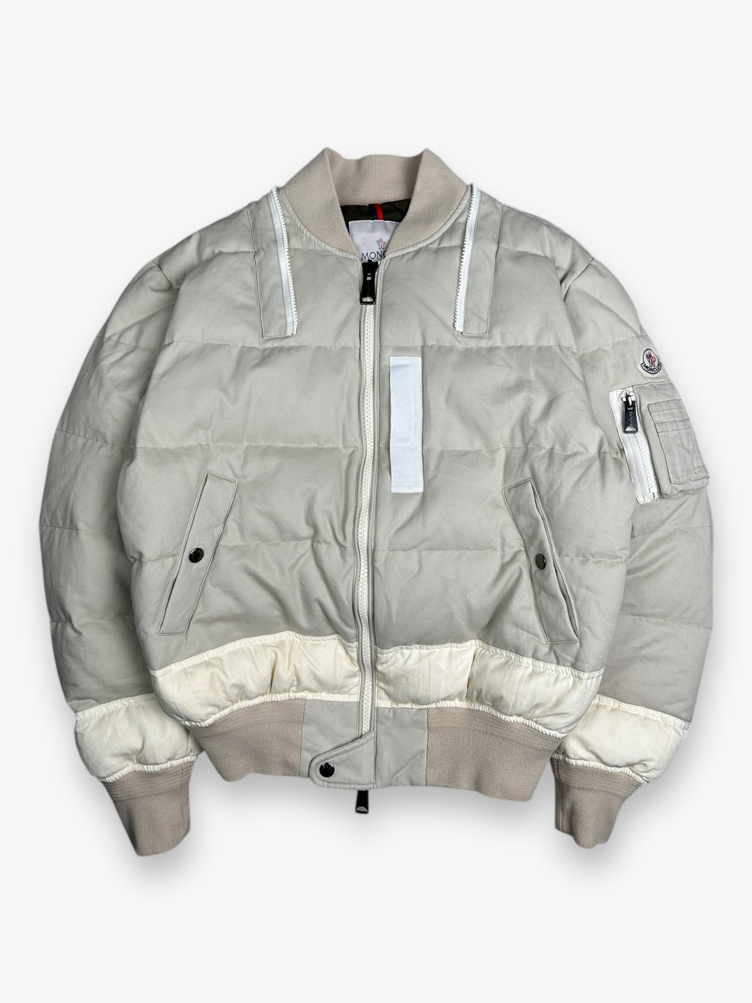 Moncler Rare Puffer Jacket MA-1 Japan Limited Edition Cream