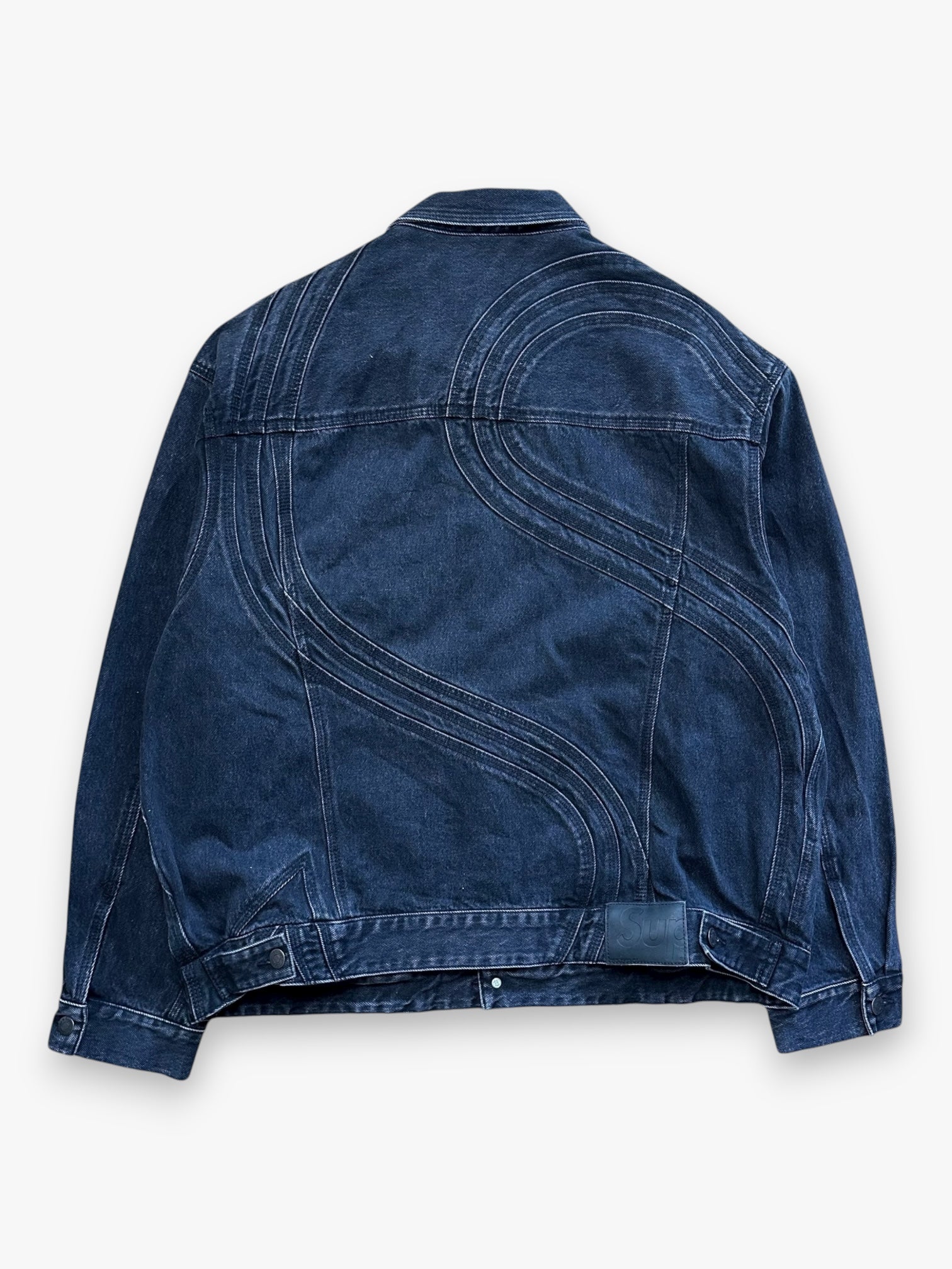 Jacket Supreme Denim S Logo Black SS24