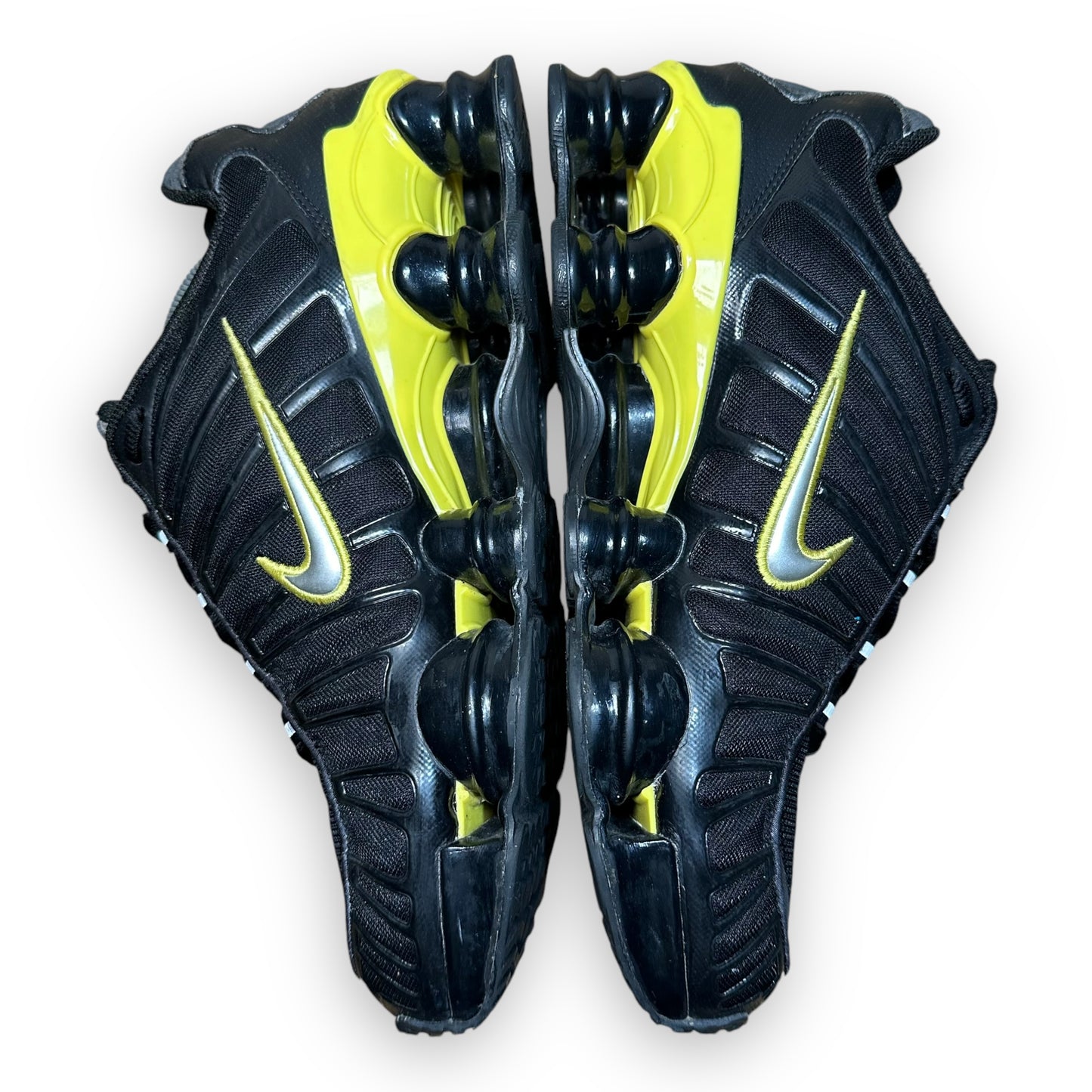 EU44 - US10 - UK9 • Shox TL Black Dynamic Yellow