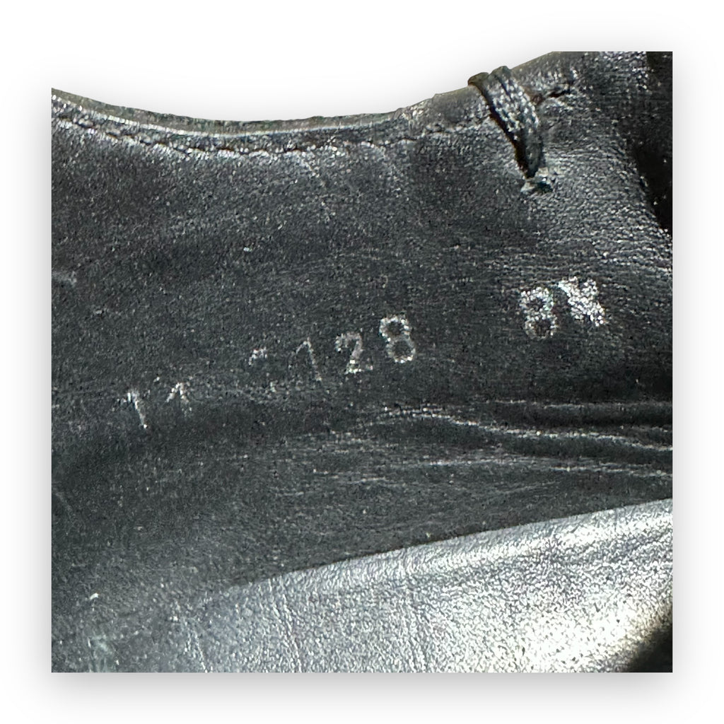 Prada Leather Vibram Shoes Black SS1999