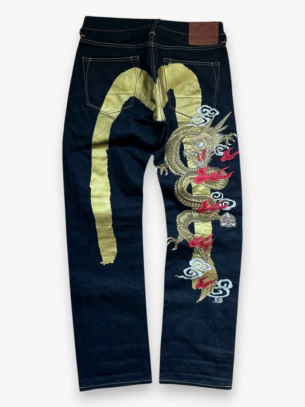 Jeans Evisu Daicock Dragon Gold Lot 2008