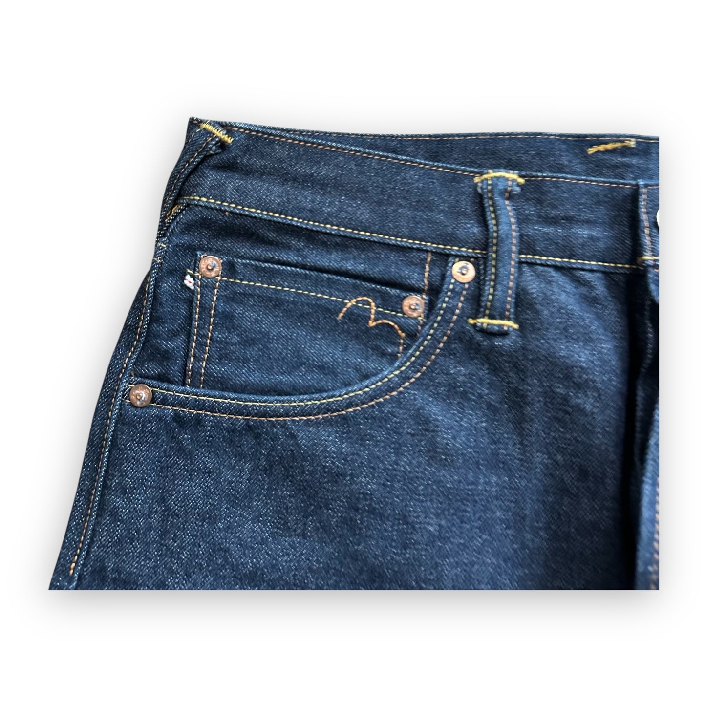 Jeans Evisu Daicock Embroidery Lot 2000 White/Red (M)