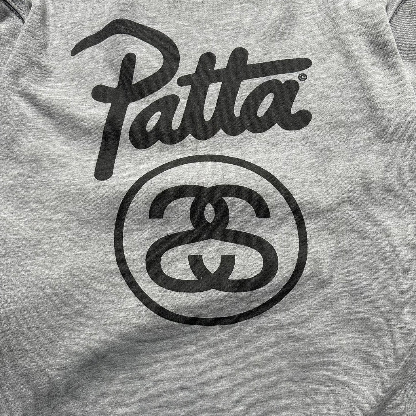 Sweatshirt Crewneck Stussy Patta Grey (L)