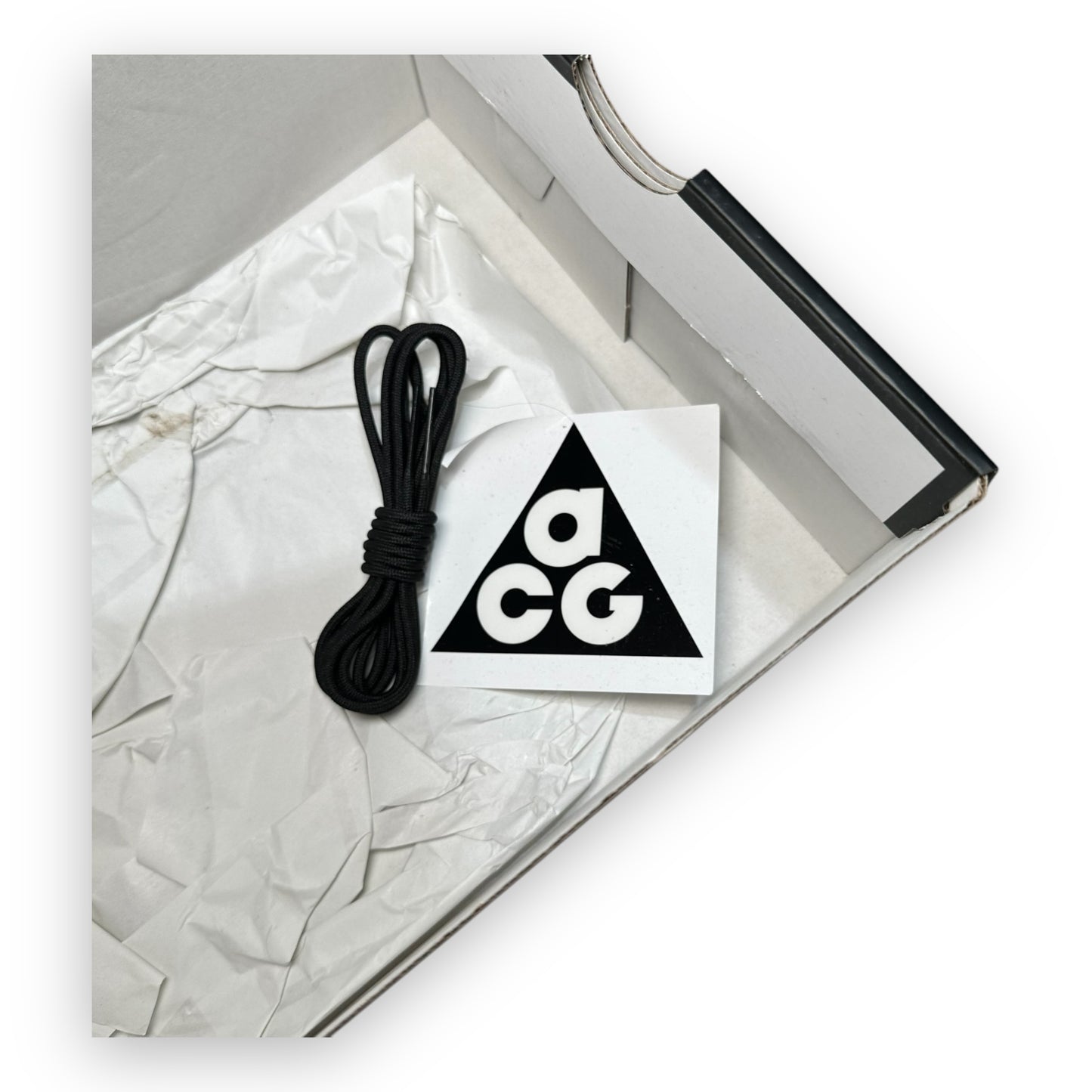EU43 - US9.5 - UK8.5 • ACG Mountain Fly 2 Low Comme des Garcons Homme Plus White Black