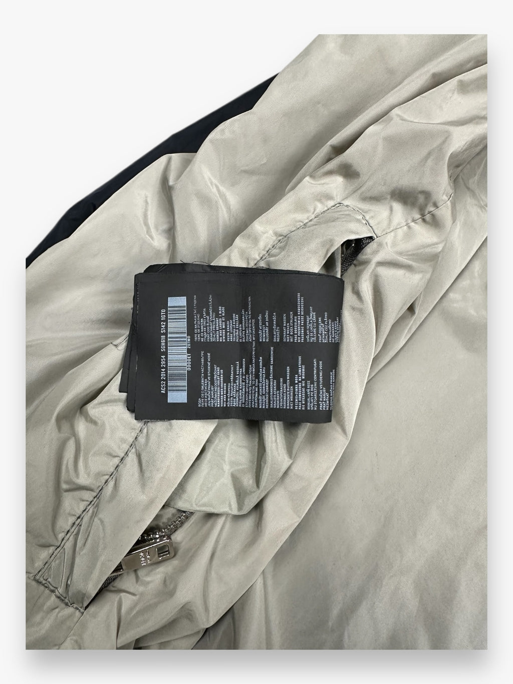 Jacket Prada Sport Reversible Navy Beige AW14