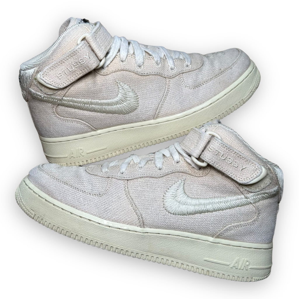 Air Force 1 Mid Stussy Fossil