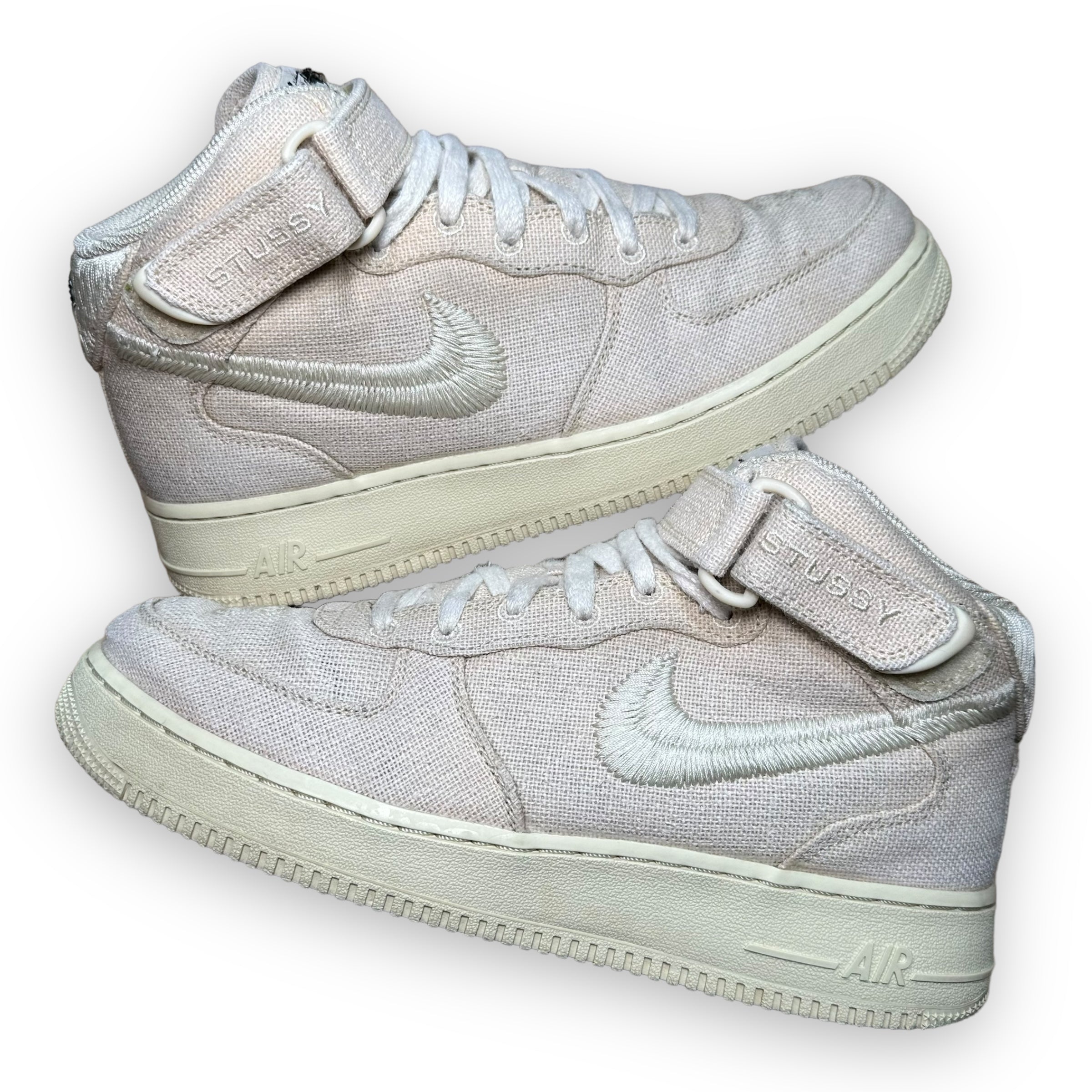 Air Force 1 Mid Stussy Fossil
