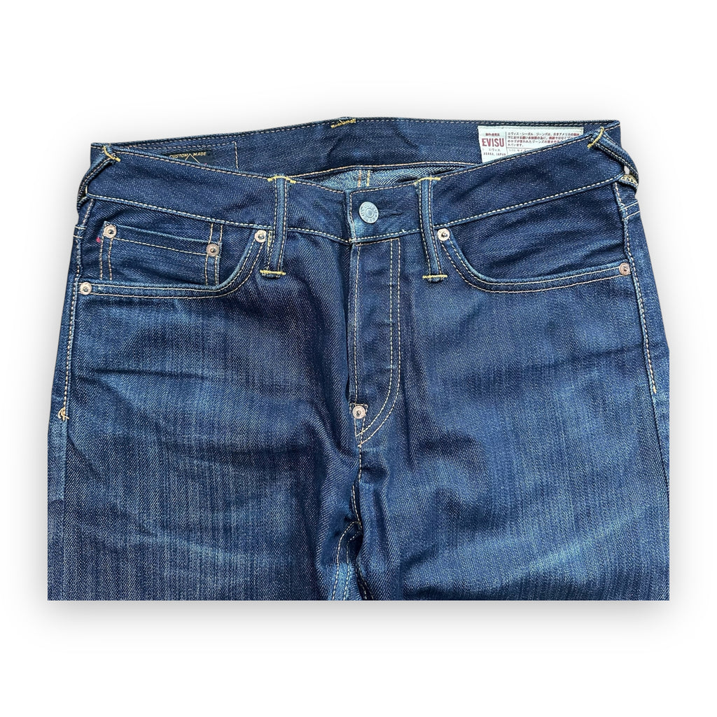 Jeans Evisu Seagull Year of Dragon Embroidery Lot 2008 Blue