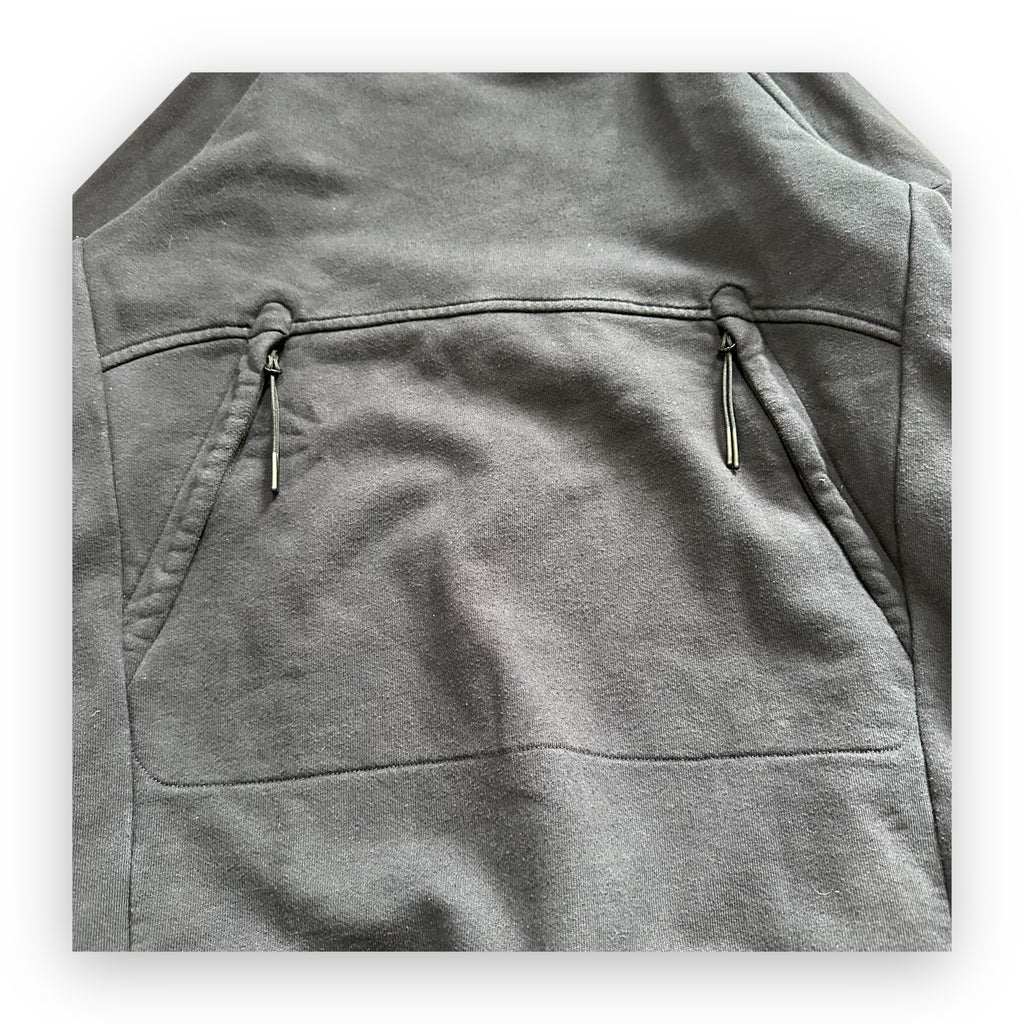 Sweatshirt Crewneck C.P Company Zip Black