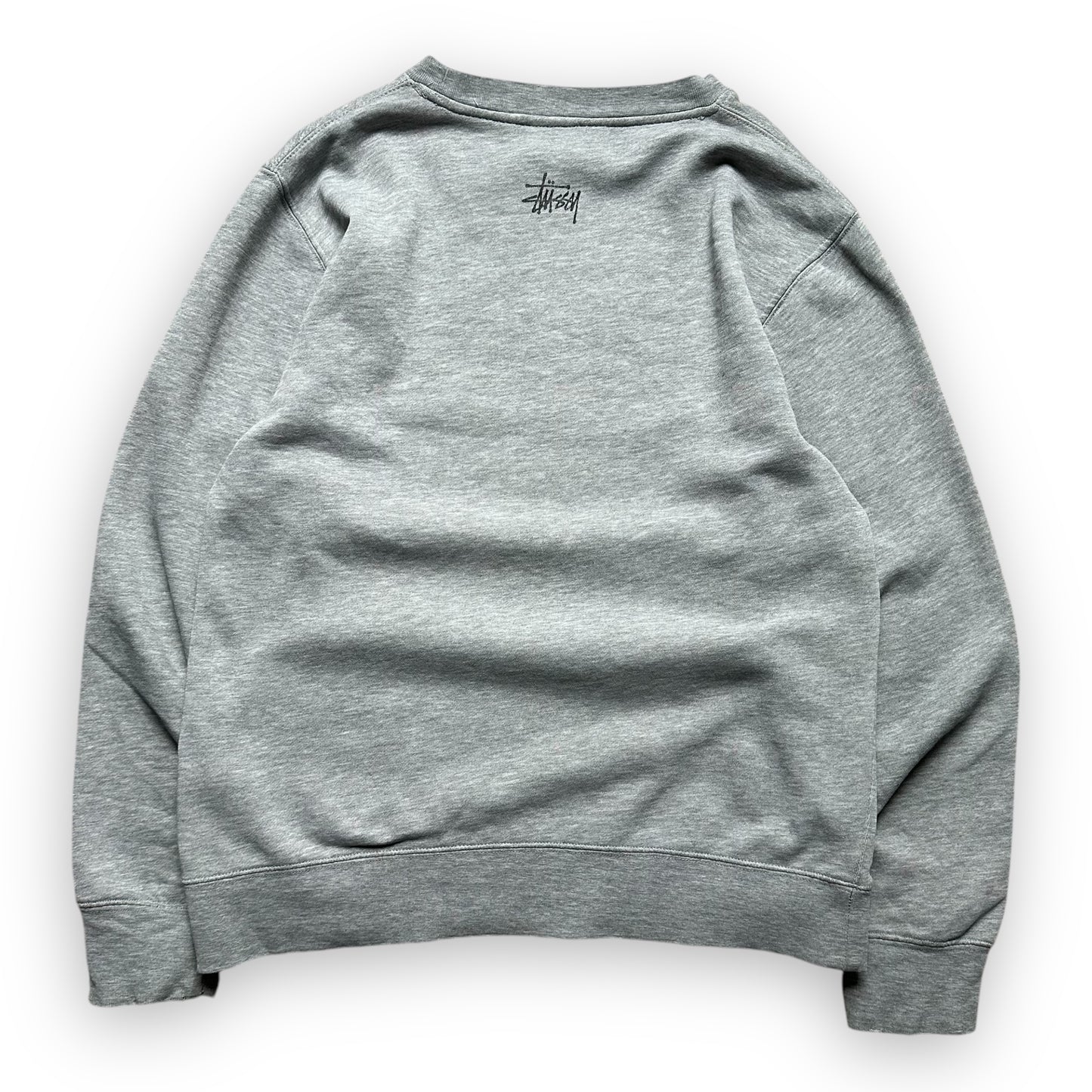 Sweatshirt Crewneck Stussy Patta Grey (L)