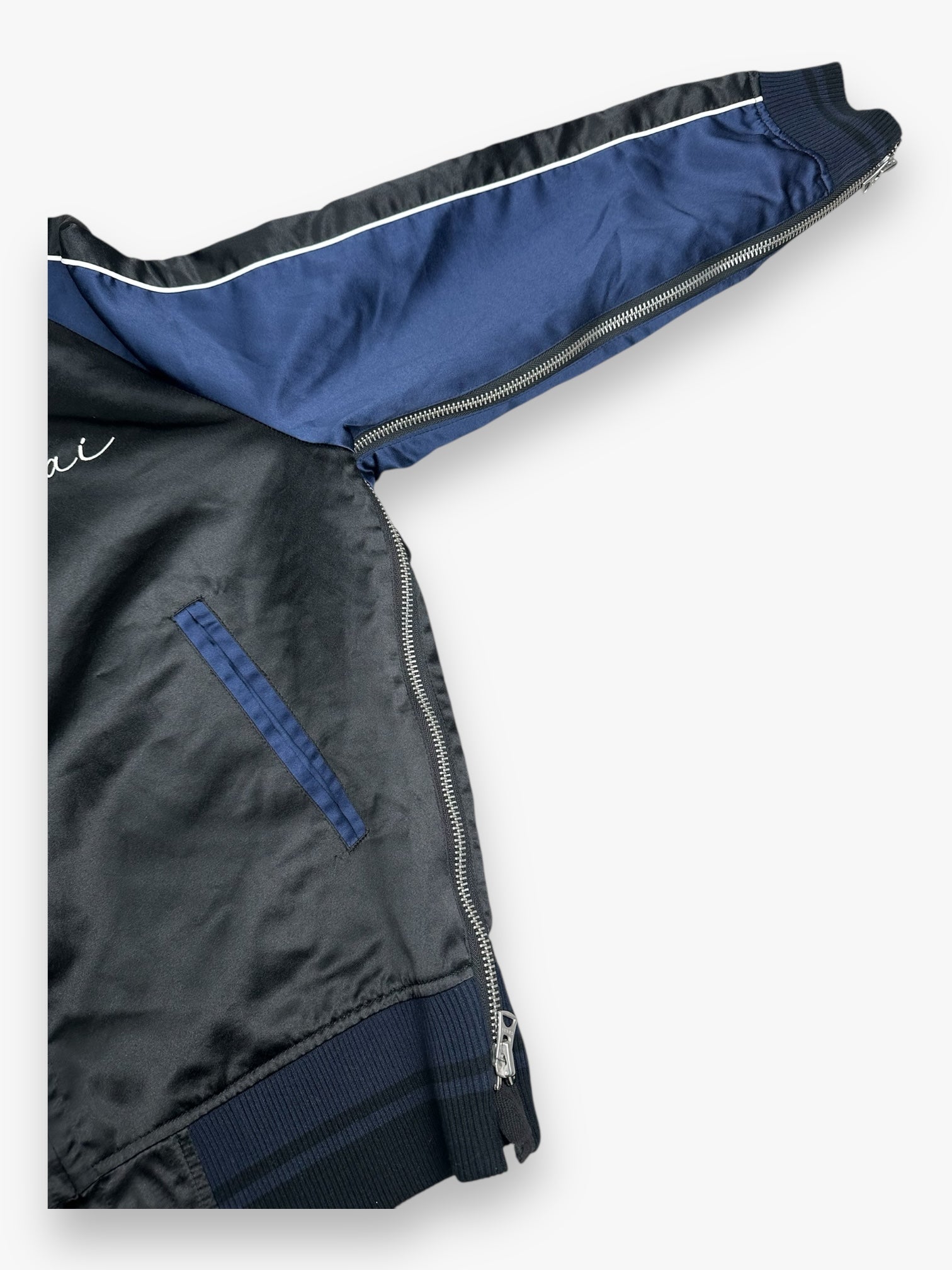 Sacai x Dr.woo Bomber Souvenir Jacket SS19