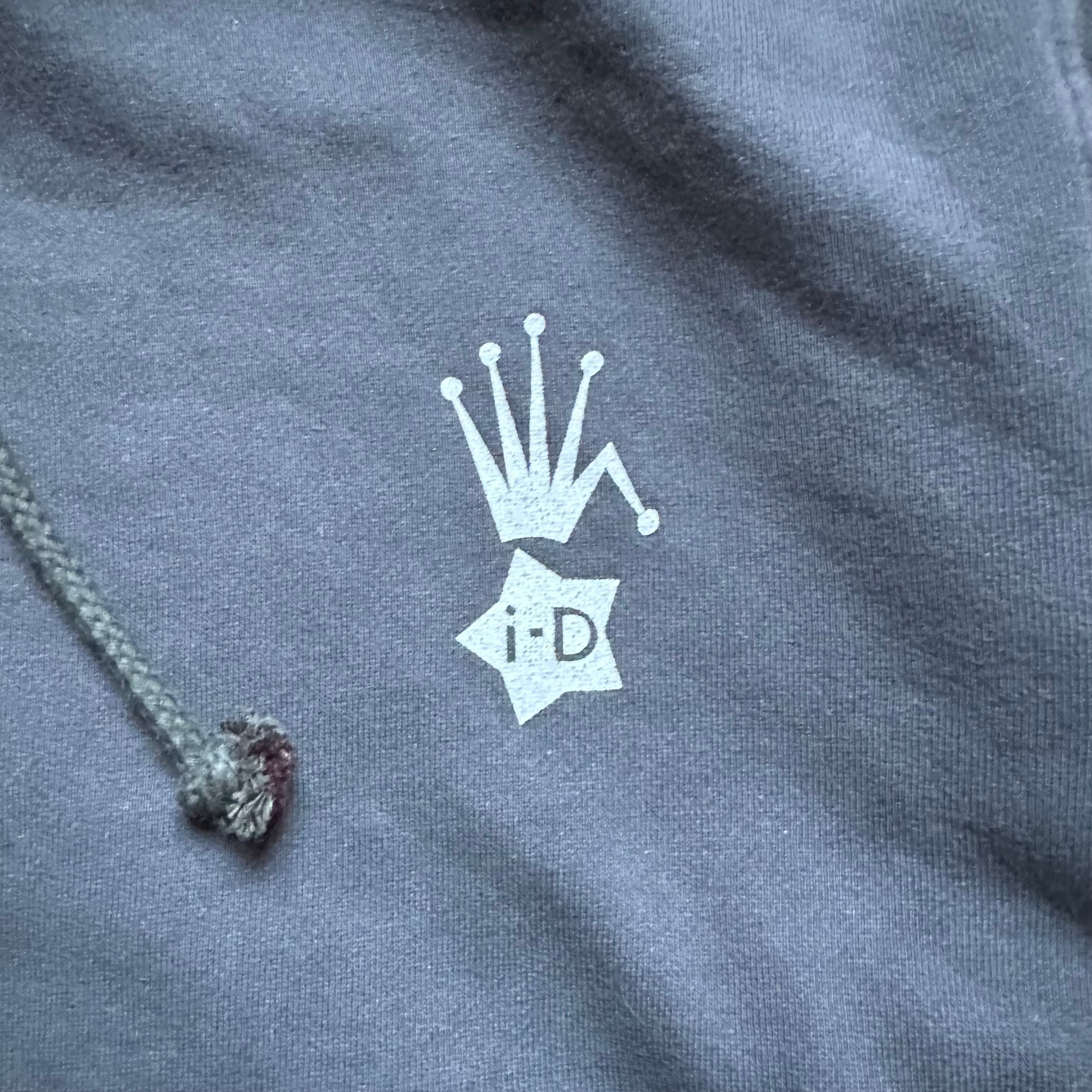 Stussy x ID World Tour Hoodie Sweatshirt Dark Gray