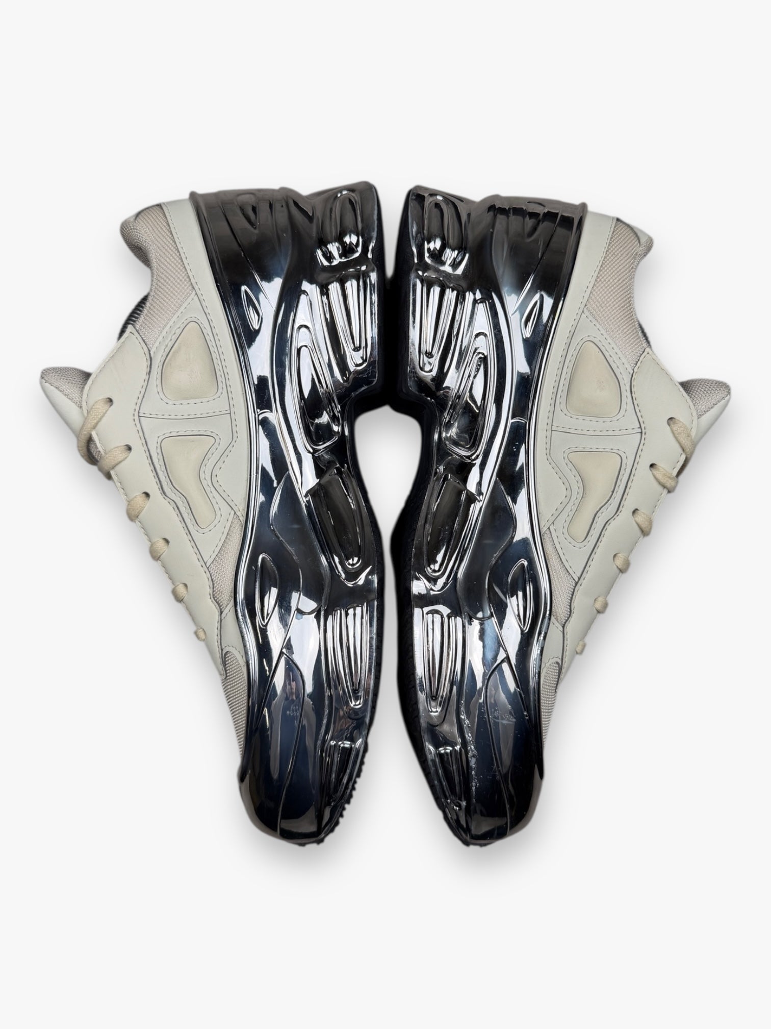 Ozweego Raf Simons Cream Metallic Silver