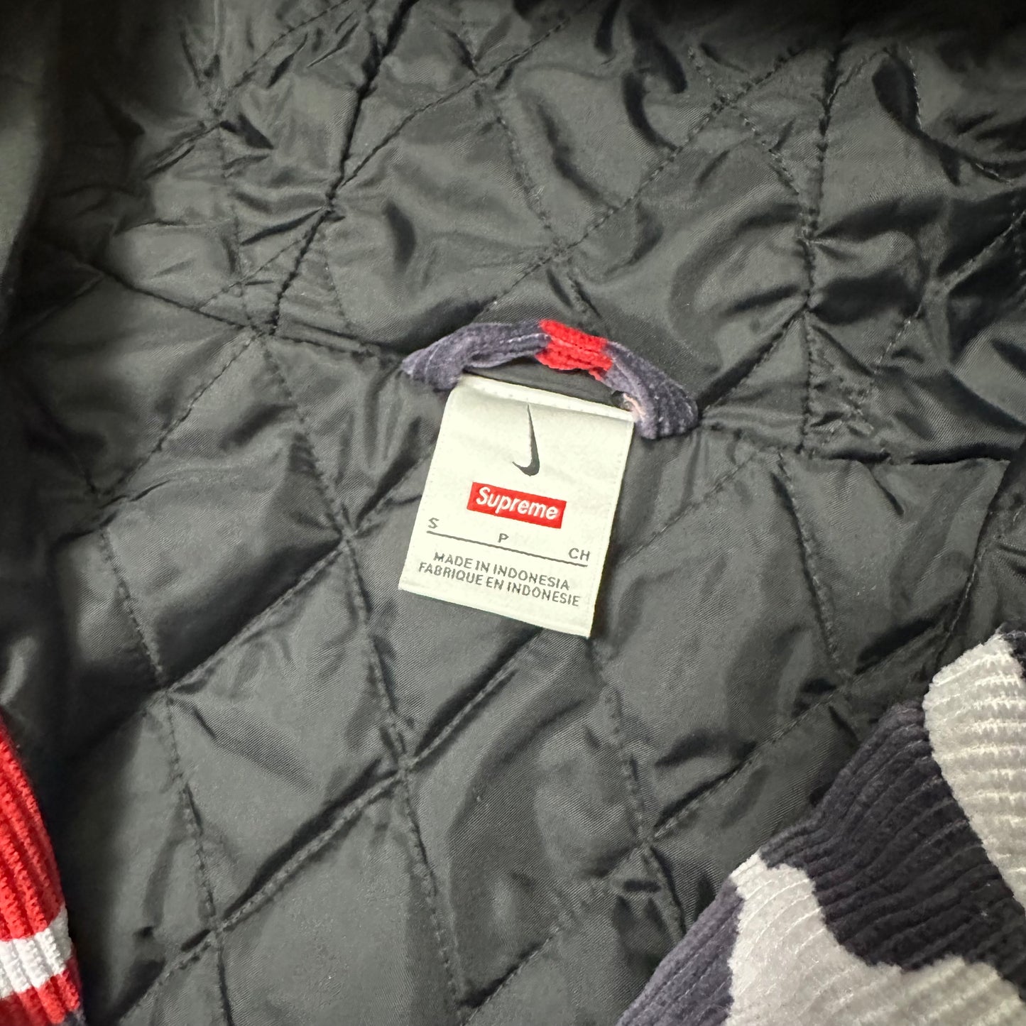 Jacket Supreme Nike Arc Corduroy Hooded Red Camo SS22 (S)