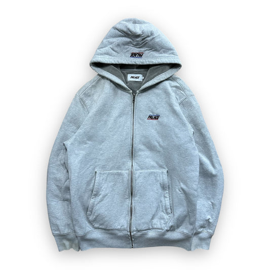Sweatshirt Hoodie Zip Palace Ard Quality Grey (M)