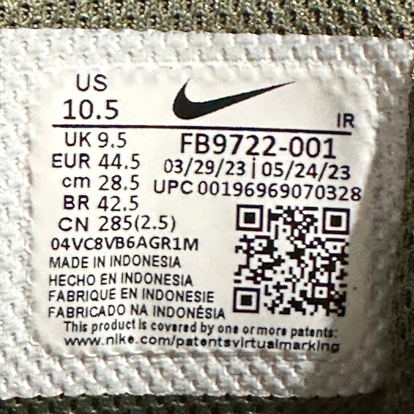 EU44.5 - US10.5 - UK9.5 • Air Max Plus TN Phantom Cargo Khaki