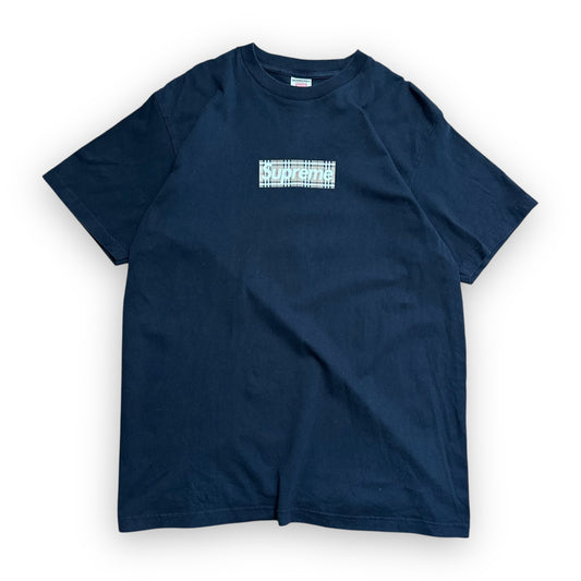 Tee Supreme Burberry Box Logo Black SS22 (L)