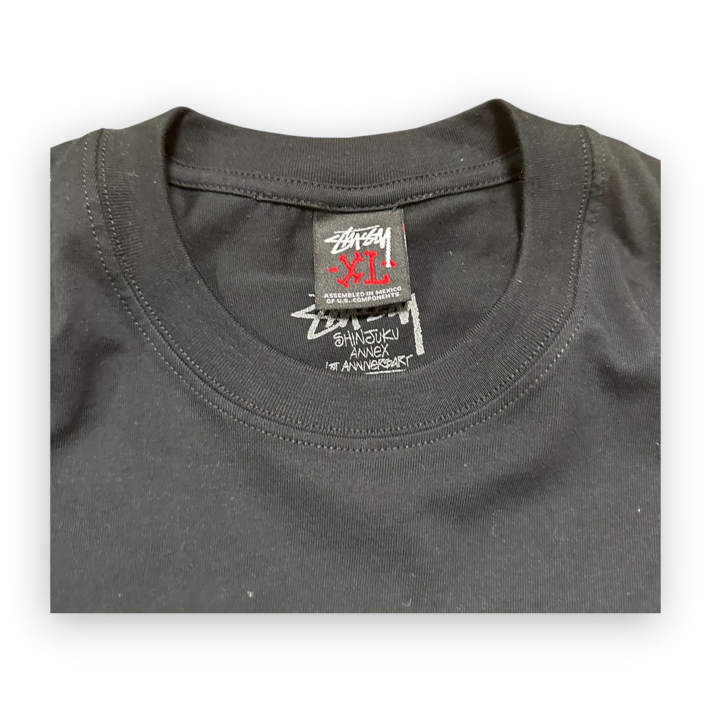 Tee Stussy Cyclist Vintage Black vintage (XL)