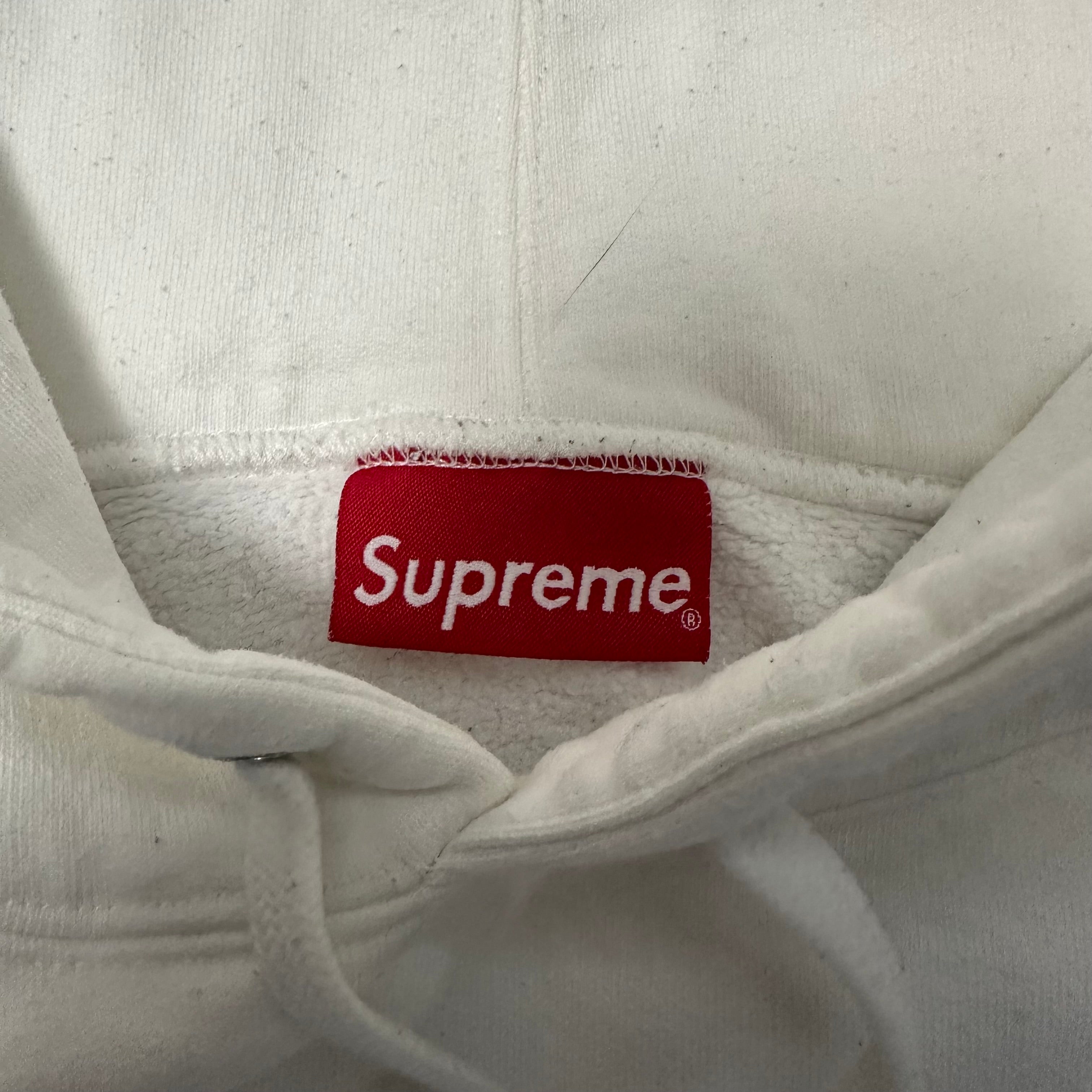 Sweatshirt Hoodie Supreme Zip Pouch White SS19