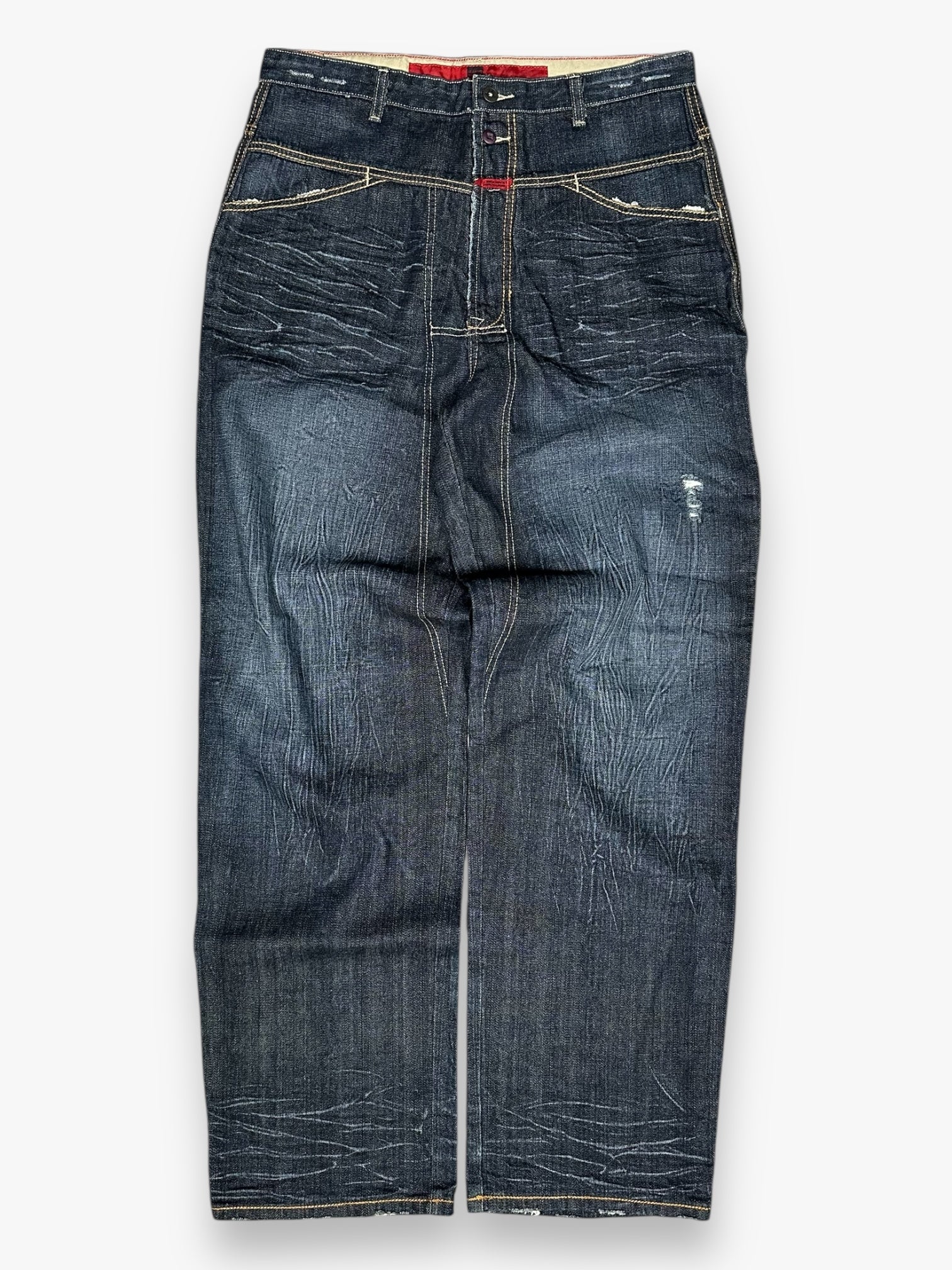 Marithe + Francois Girbaud SAMPLE Jeans Faded Brut