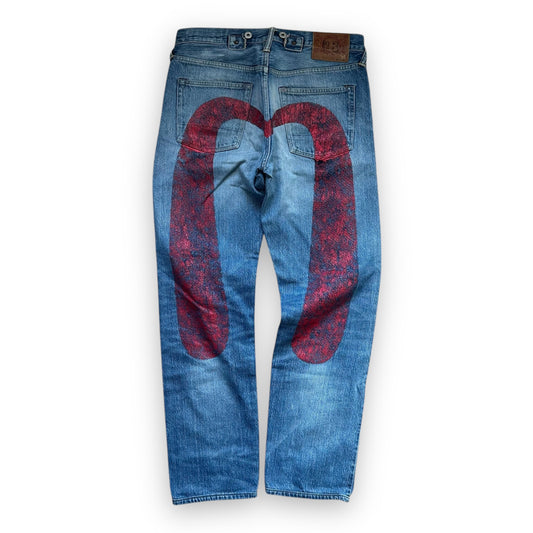 Jeans Evisu Daicock Lot 2000 Red (M)