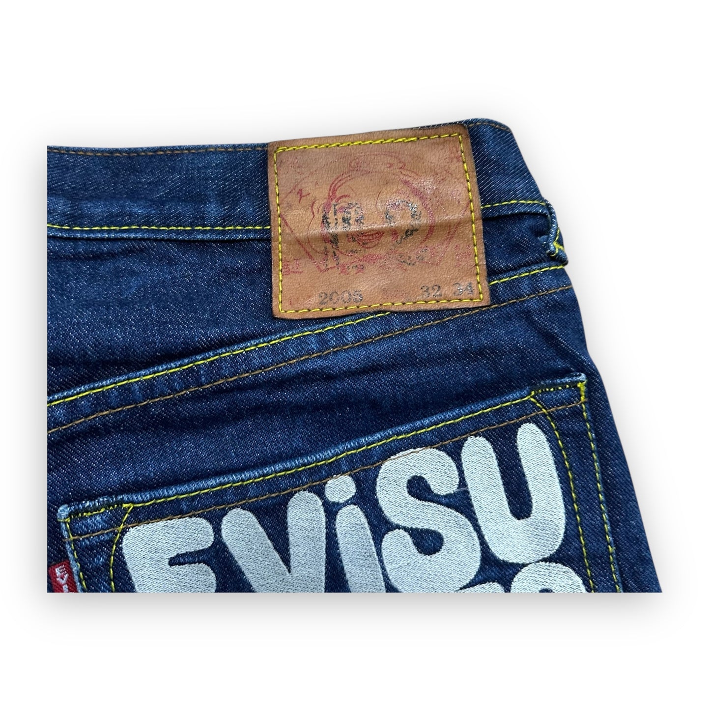 Jeans Evisu Genes Osaka Lot 2005 White (S)