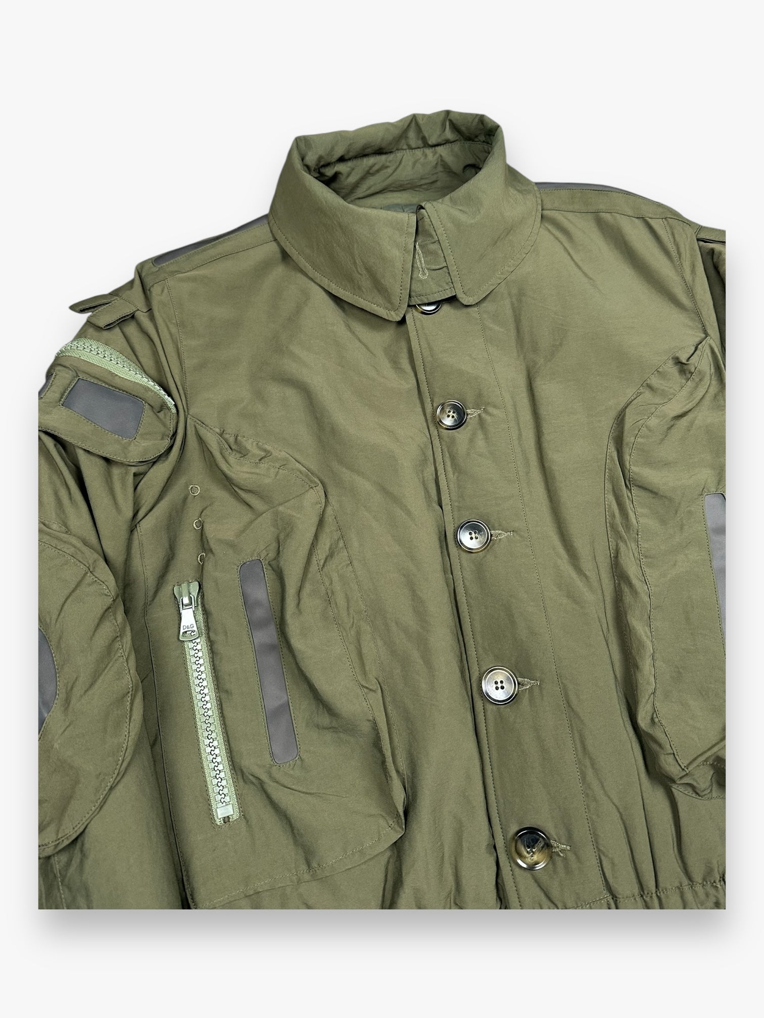 Jacket Dolce & Gabbana Aviator Bomber Goggle Olive AW2003