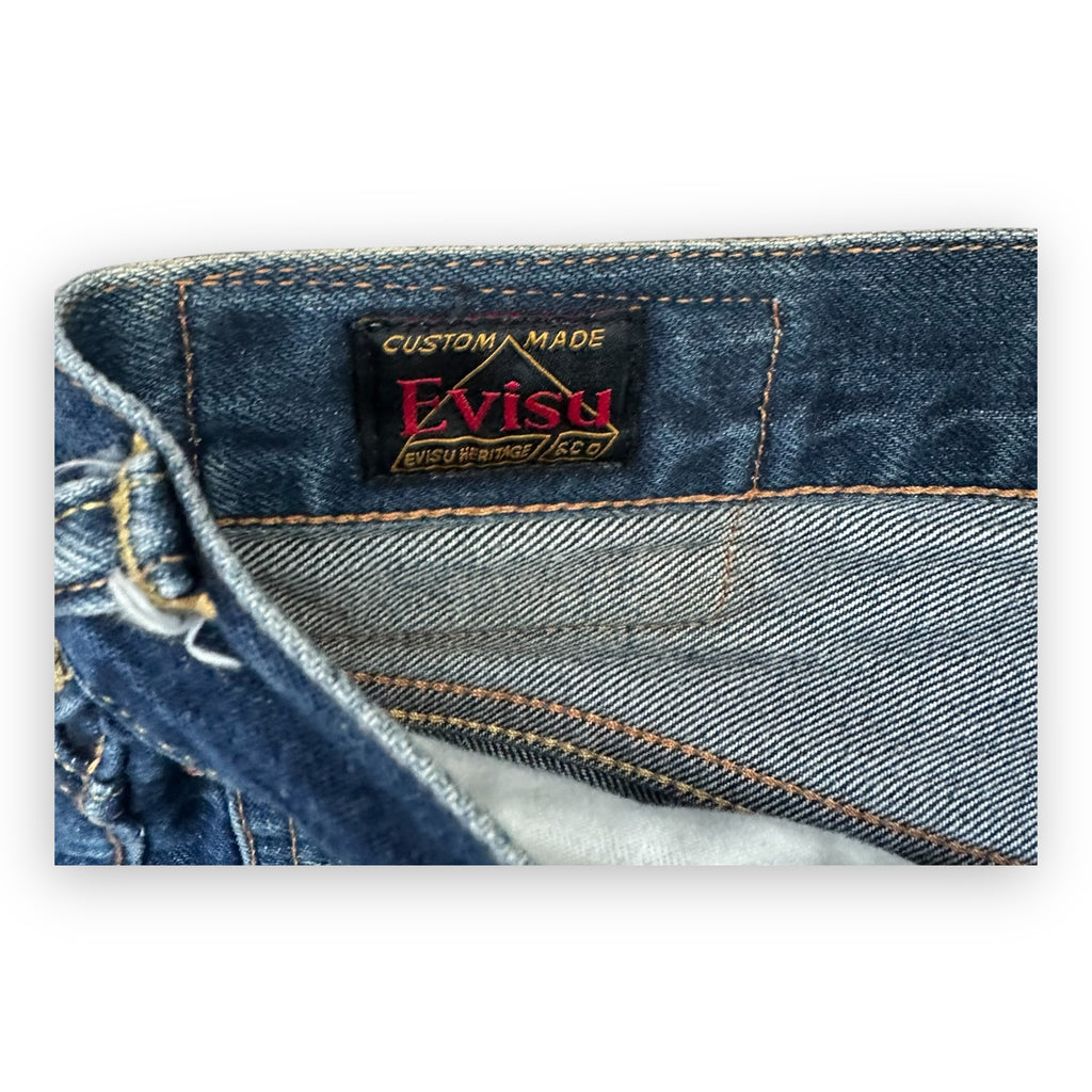 Jeans Evisu Daicock Lot 2000 White