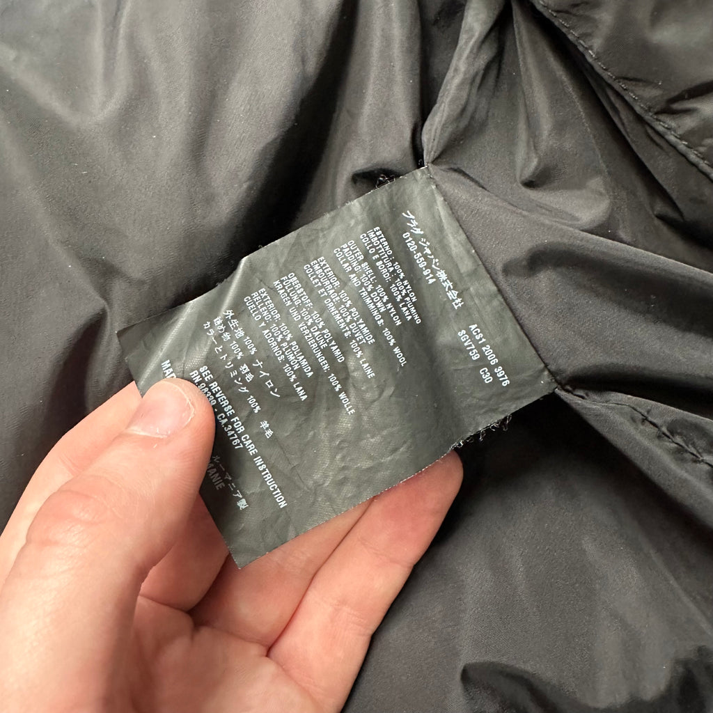 Puffer Jacket Prada Sport Black AW06