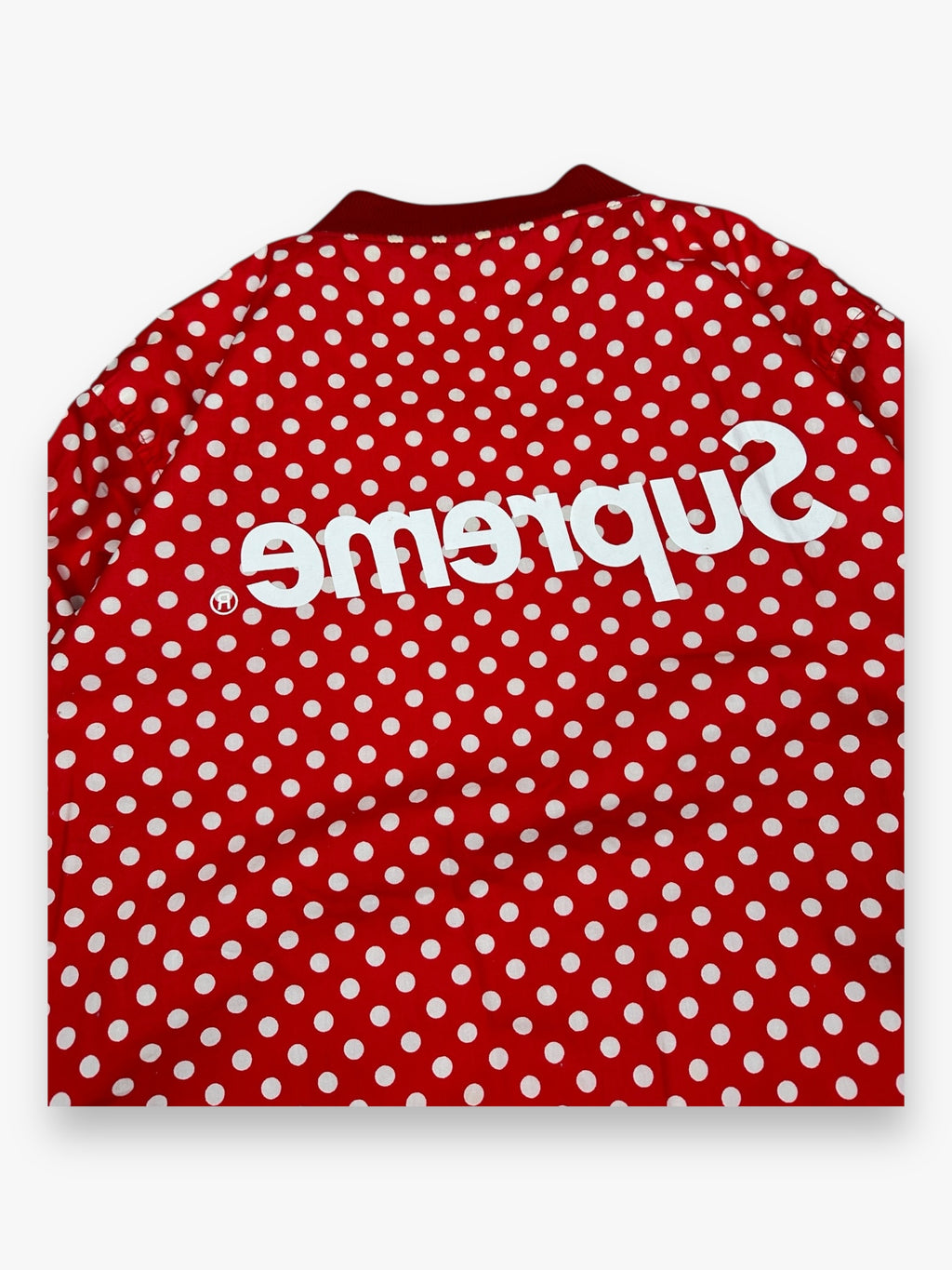 Supreme Comme des Garcons SHIRT Reversible Bomber Jacket Harold Hunter Red SS14