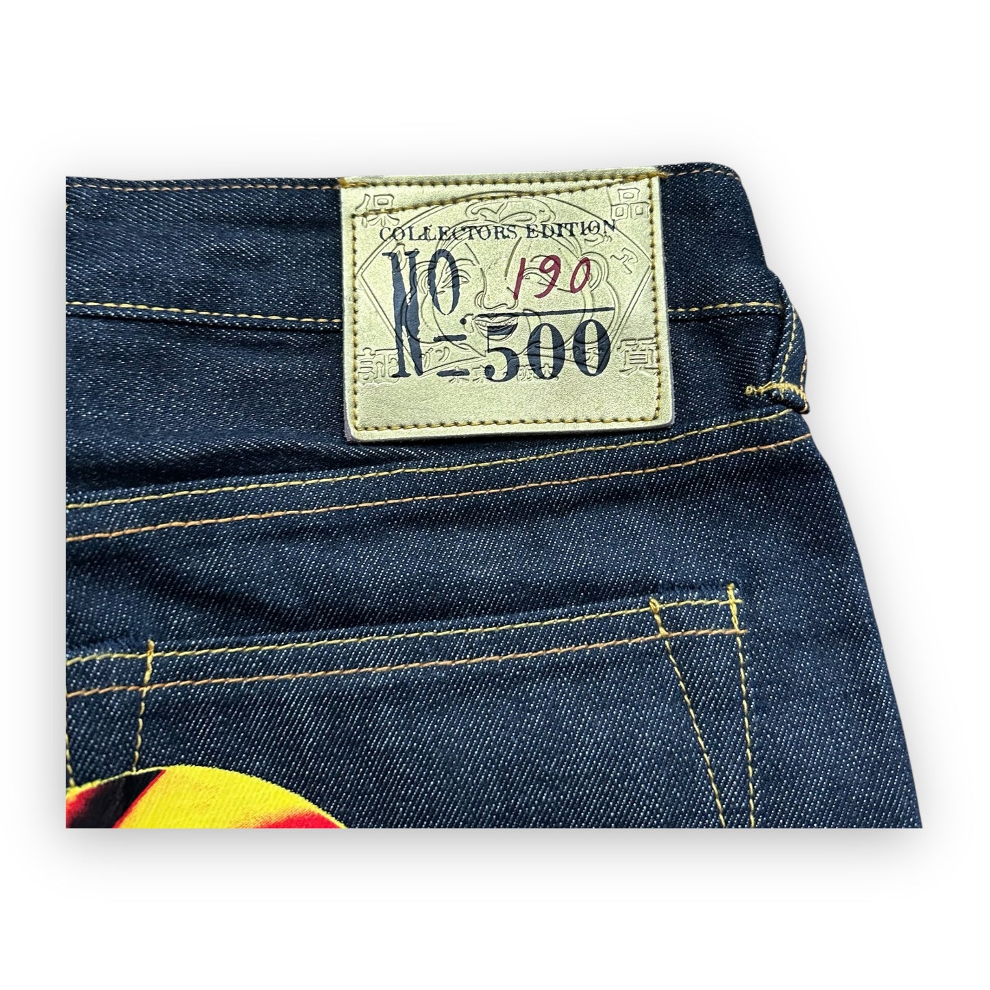 Jeans Evisu Daicock Limited Edition Year of the wild boar 190/500 Red (S)
