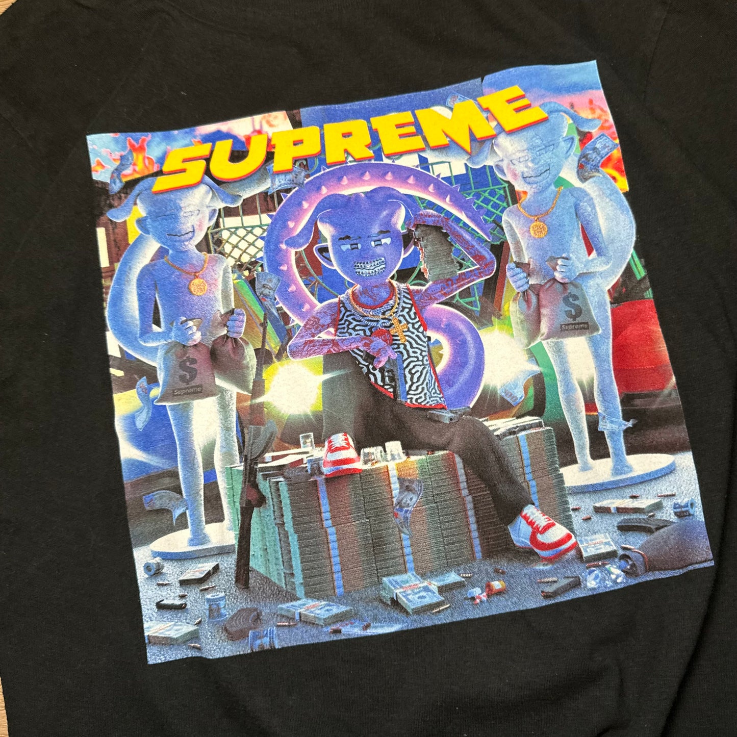 Tee Supreme Richest Black FW21 (S)