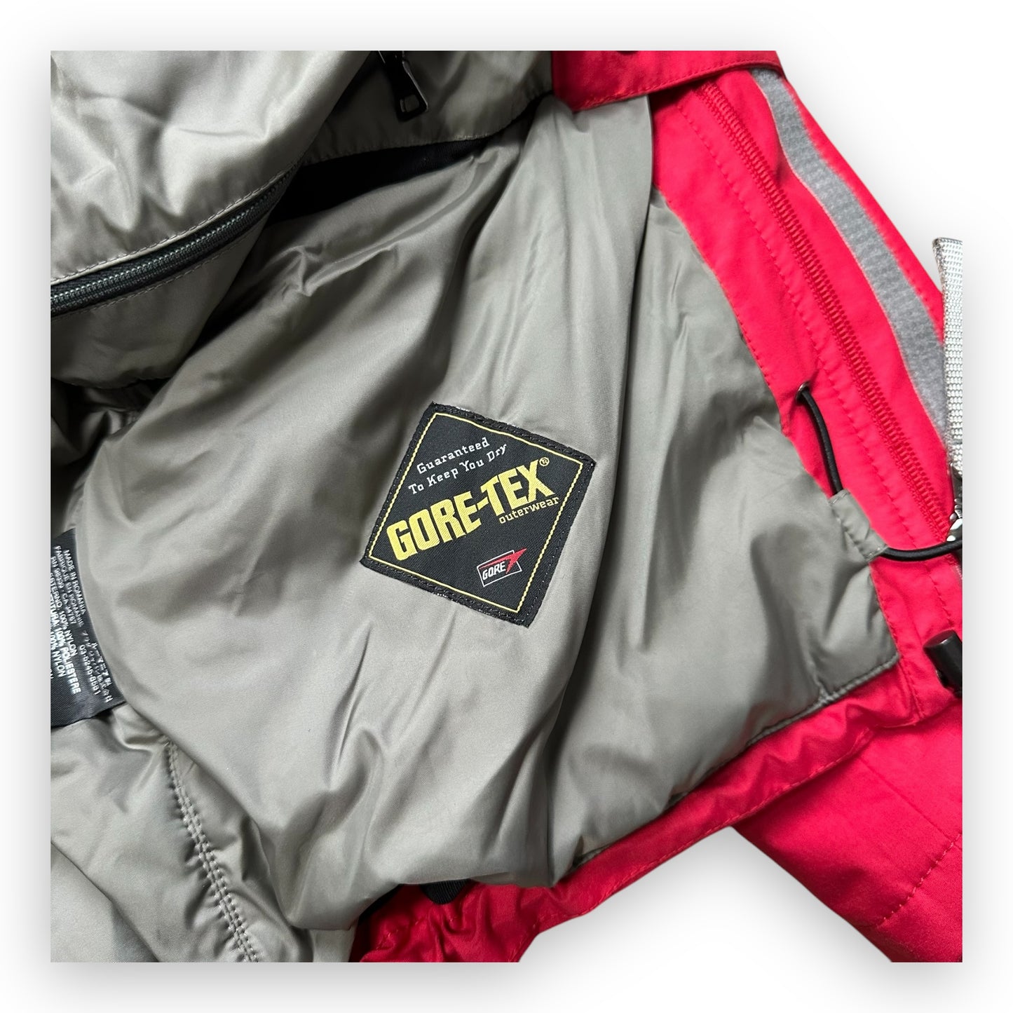 Jacket Prada Sport Gore-Tex Ski Red Grey vintage (M)