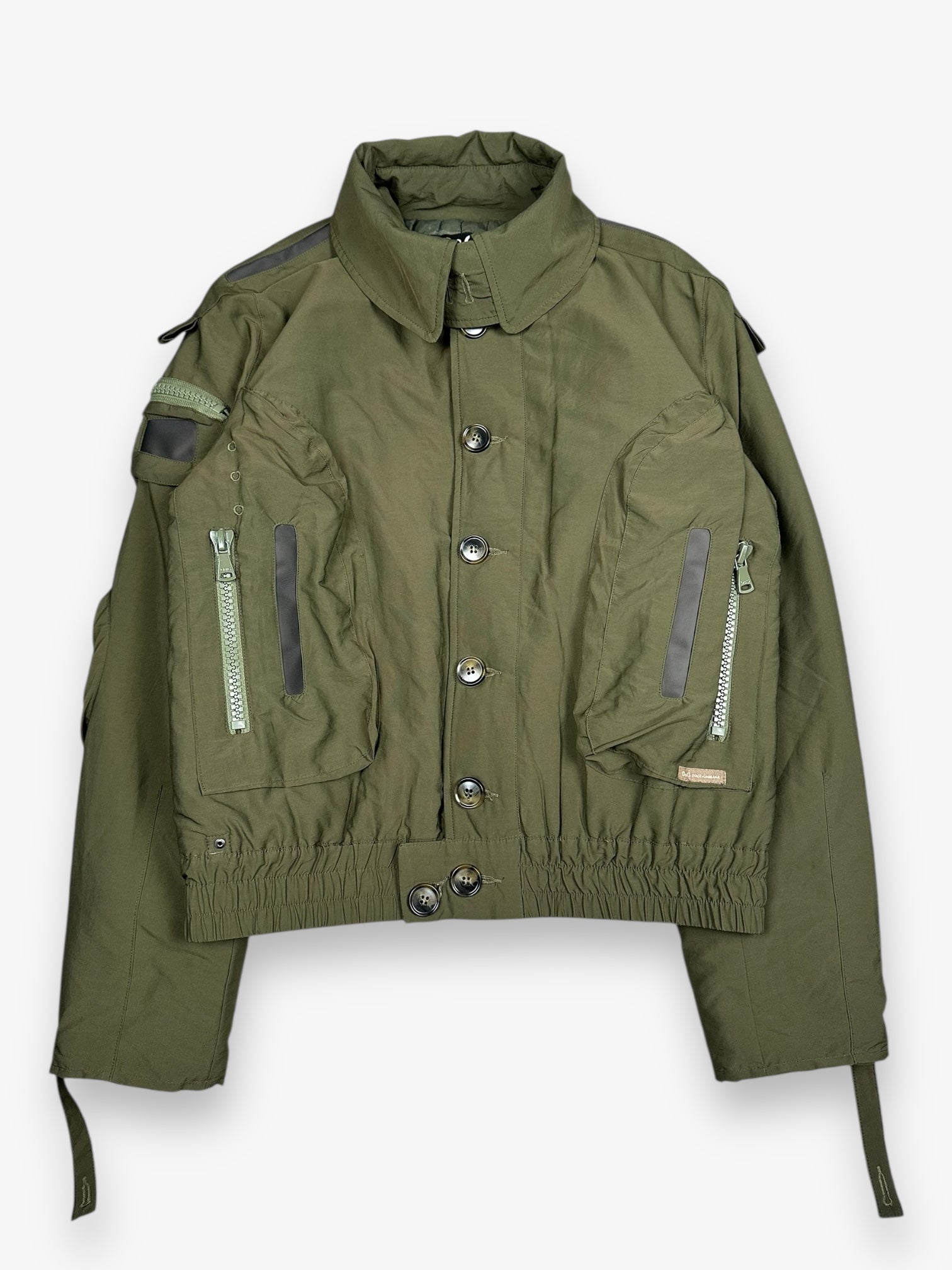 Jacket Dolce & Gabbana Aviator Bomber Goggle Olive AW2003