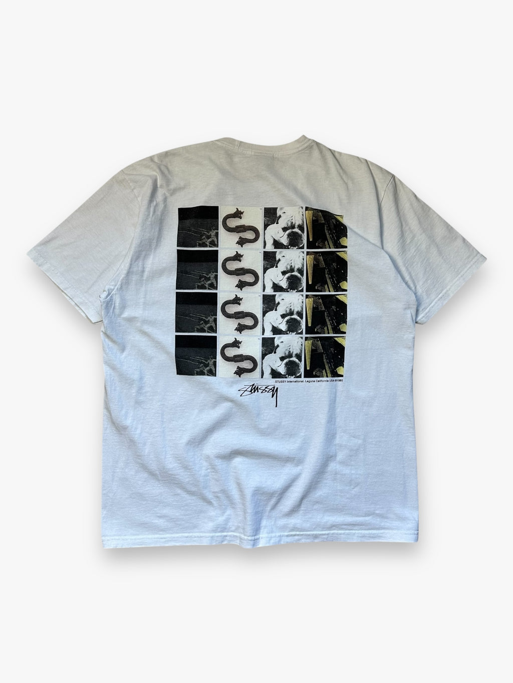 Tee Stussy Grid White SS24