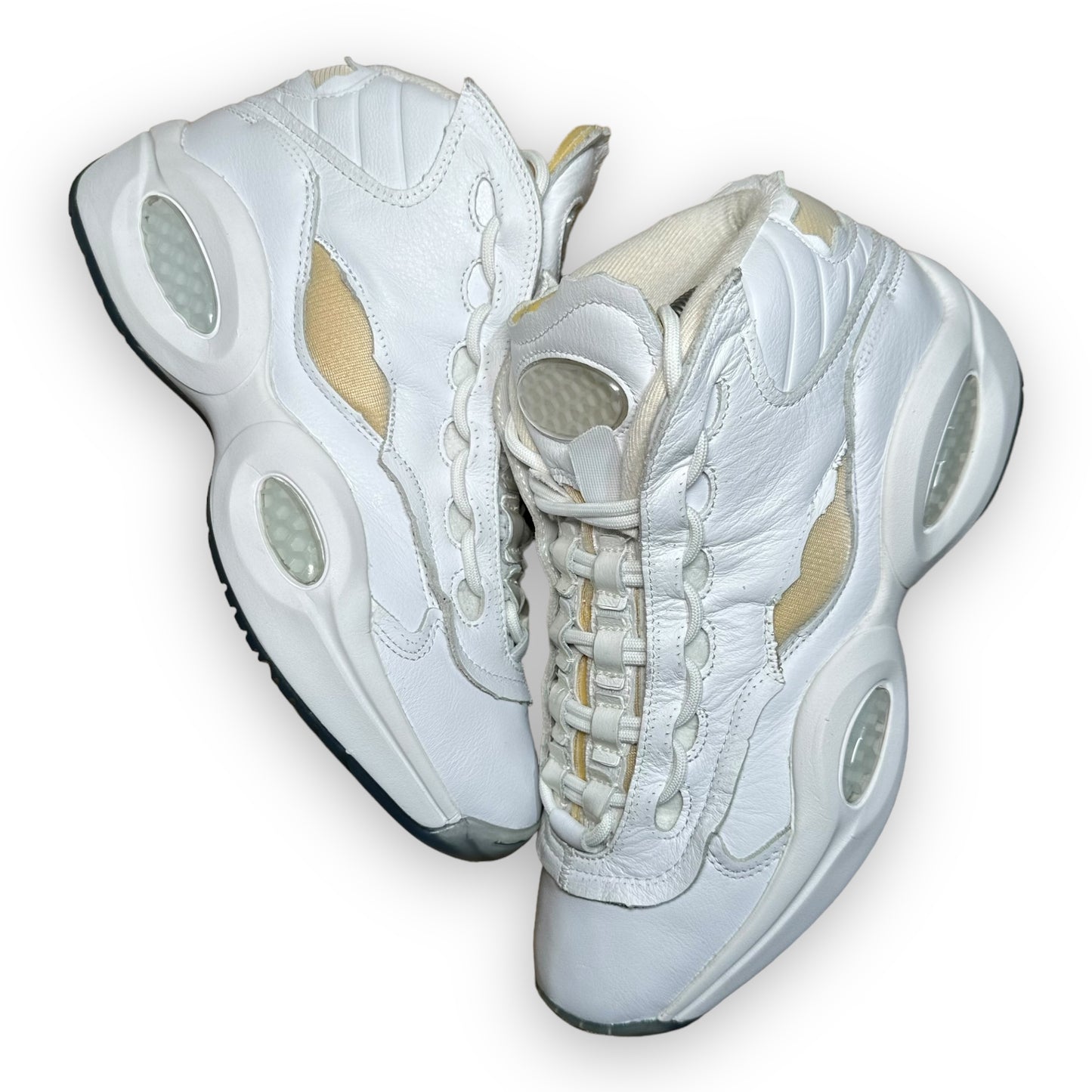 EU43 - US9.5 - UK8.5 • Reebok Question Mid Maison Margiela White