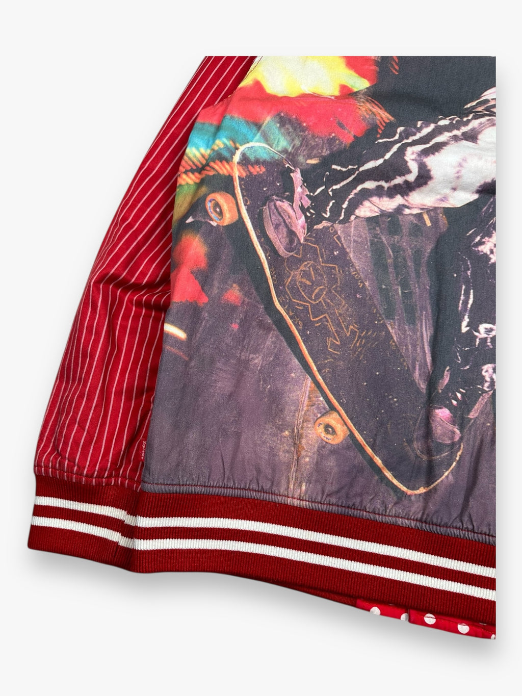 Supreme Comme des Garcons SHIRT Reversible Bomber Jacket Harold Hunter Red SS14