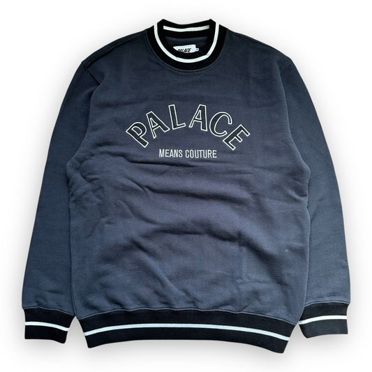 Sweatshirt Crewneck Palace Couture Dark Grey SS18 (M)