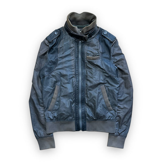 Jacket Dolce & Gabbana Hybrid Nylon Leather Brown vintage (M)