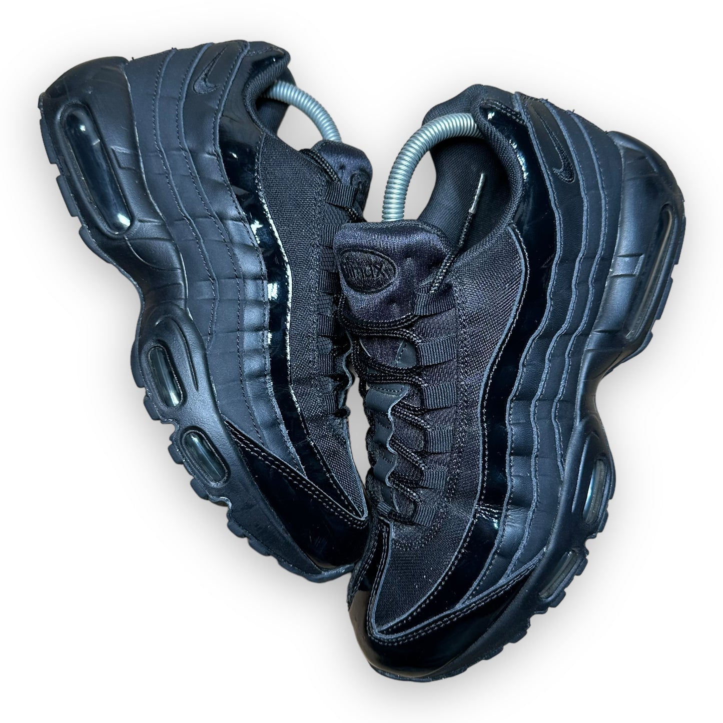 EU42.5 - US9 - UK8 • Air Max 95 Triple Black Patent