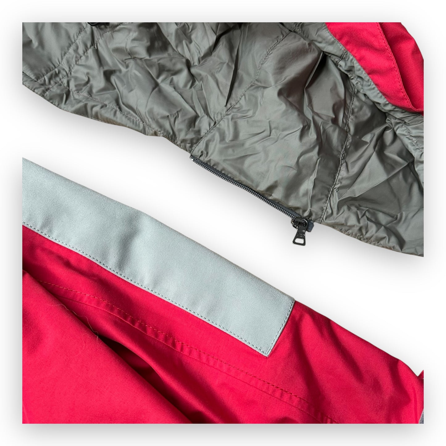 Jacket Prada Sport Gore-Tex Ski Red Grey vintage (M)