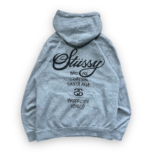 Sweatshirt Hoodie Stussy International Grey Vintage (S)