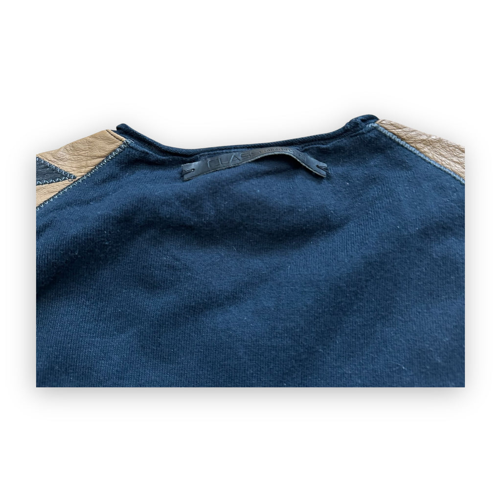 Jacket Roberto Cavalli Black Brown Leather vintage + Vest