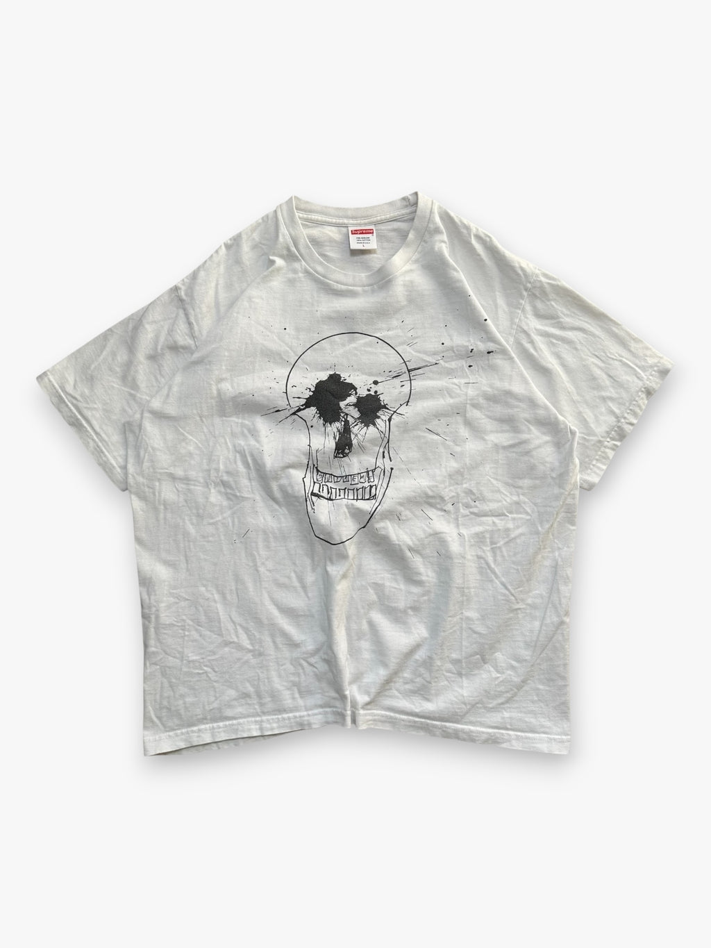 Tee Supreme Ralph Steadman Skull White SS22