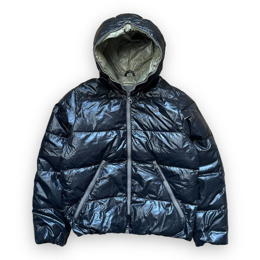 Puffer Jacket Duvetica Full Zip Black Sage Green (S)