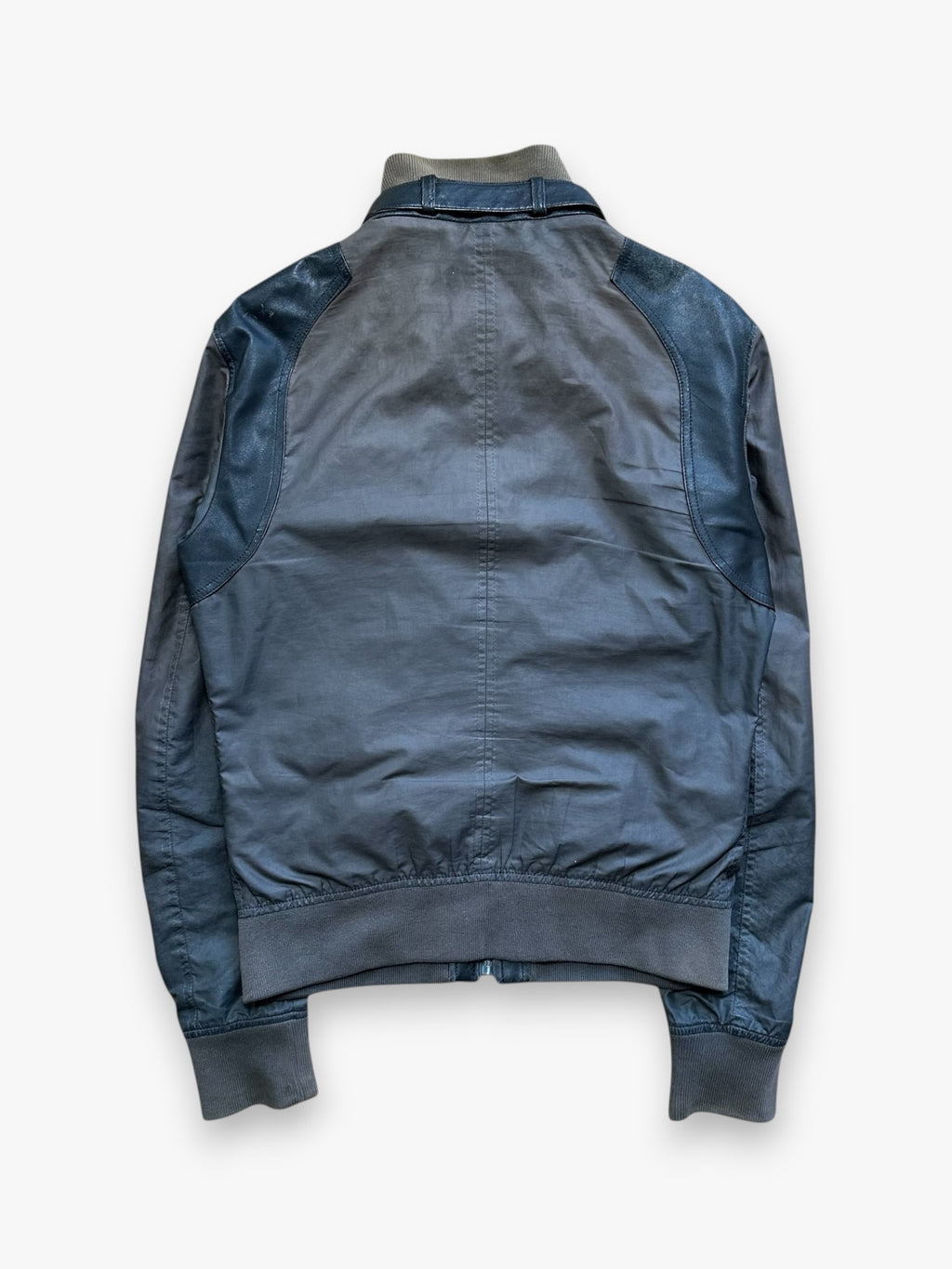 Jacket Dolce & Gabbana Hybrid Nylon Leather Brown vintage