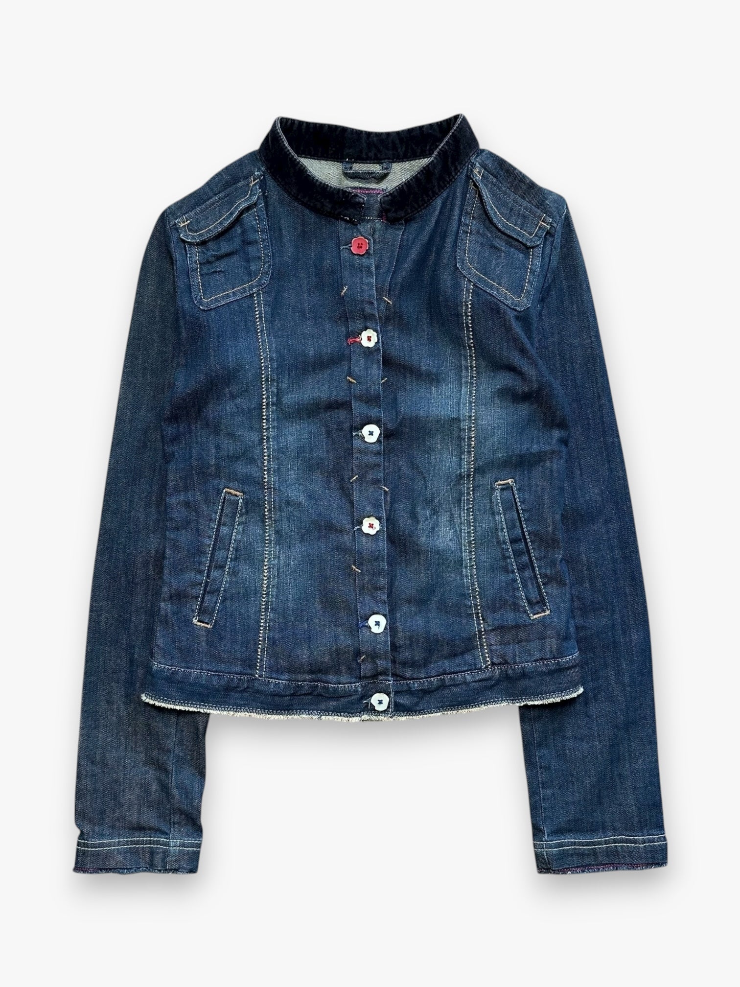 Jacket Marithe + Francois Girbaud Denim Flower