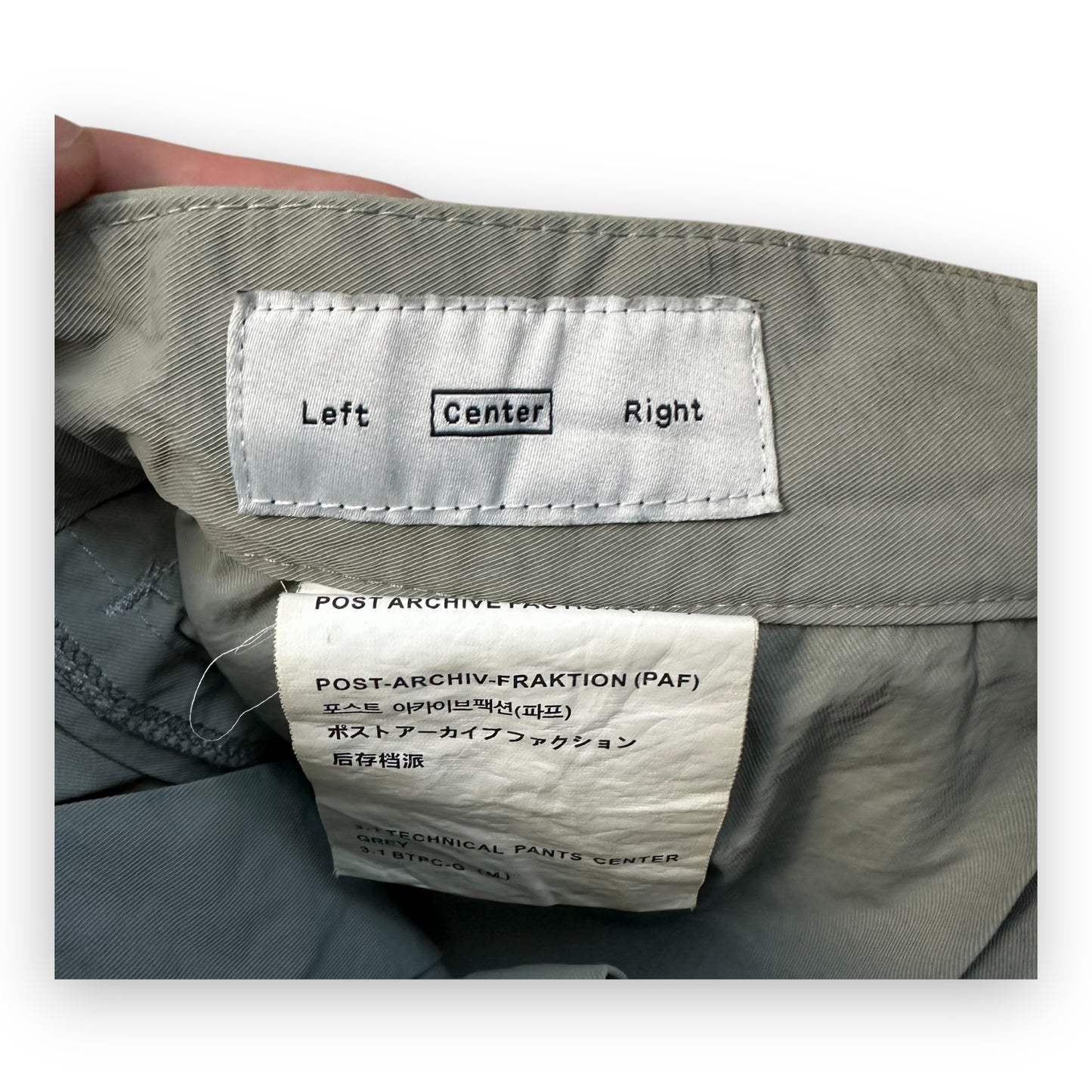 Pant PAF (Post Archive Faction) 3.1 Technical Center Grey (S)
