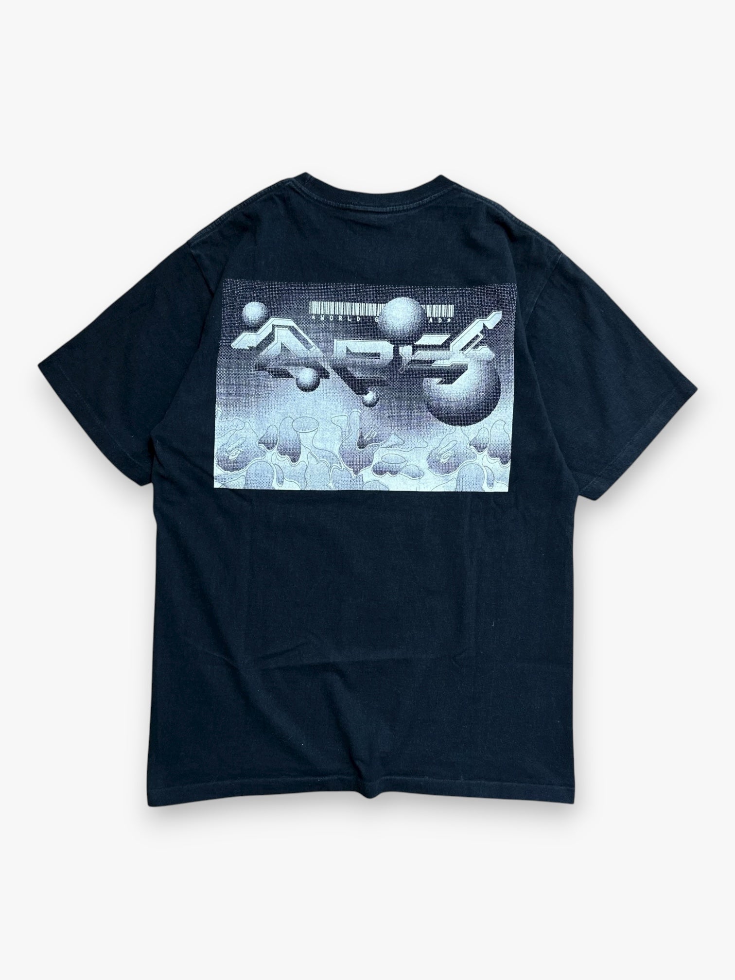 Tee BAPE World Gone Mad Black